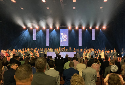 Ceremony event on stage